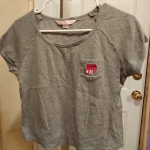 VICTORIA SECRET GRAY SHIRT